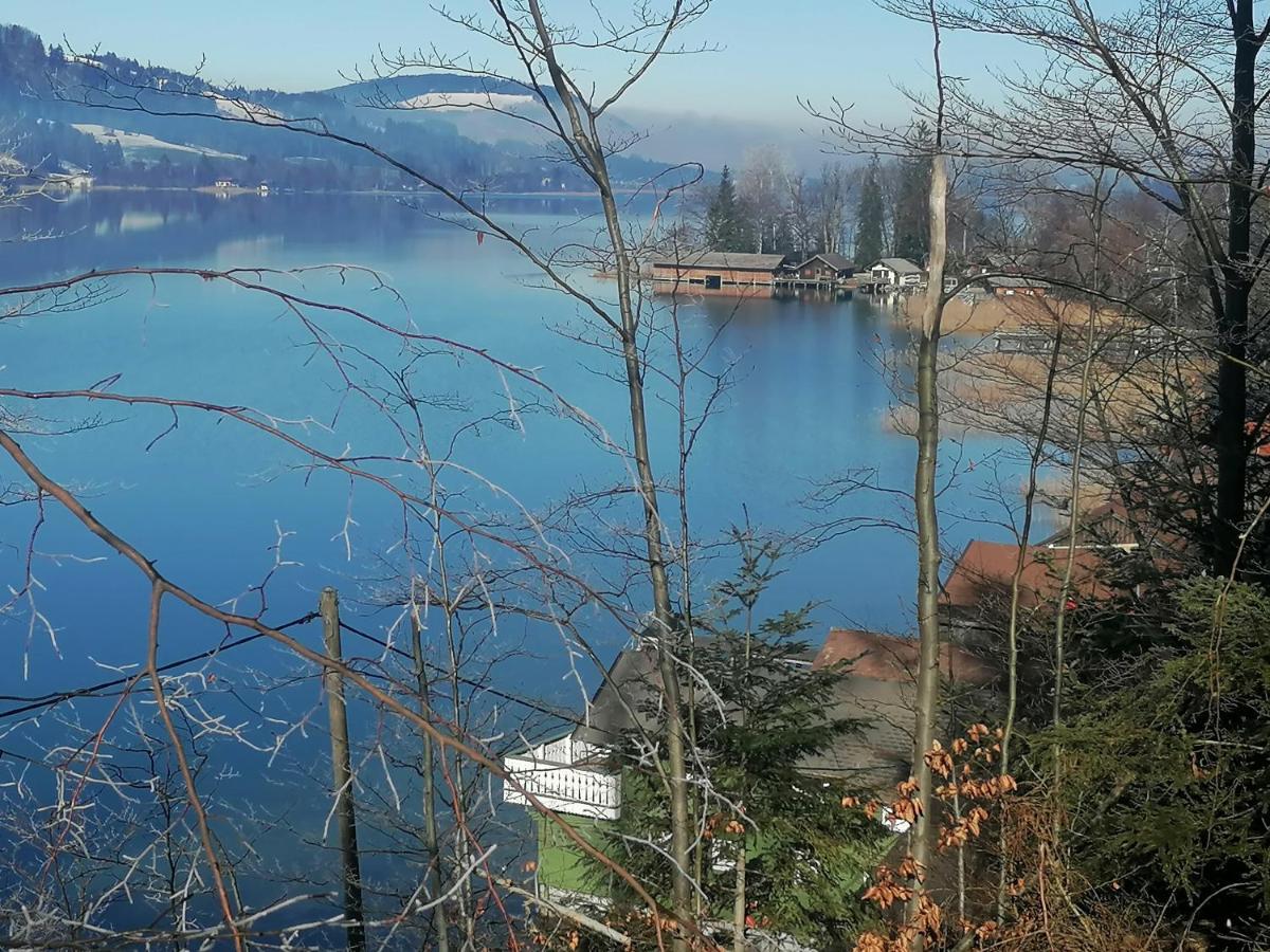 Wunderschoene Ferienwohnung Mit Seeblick Zell am Moos Buitenkant foto